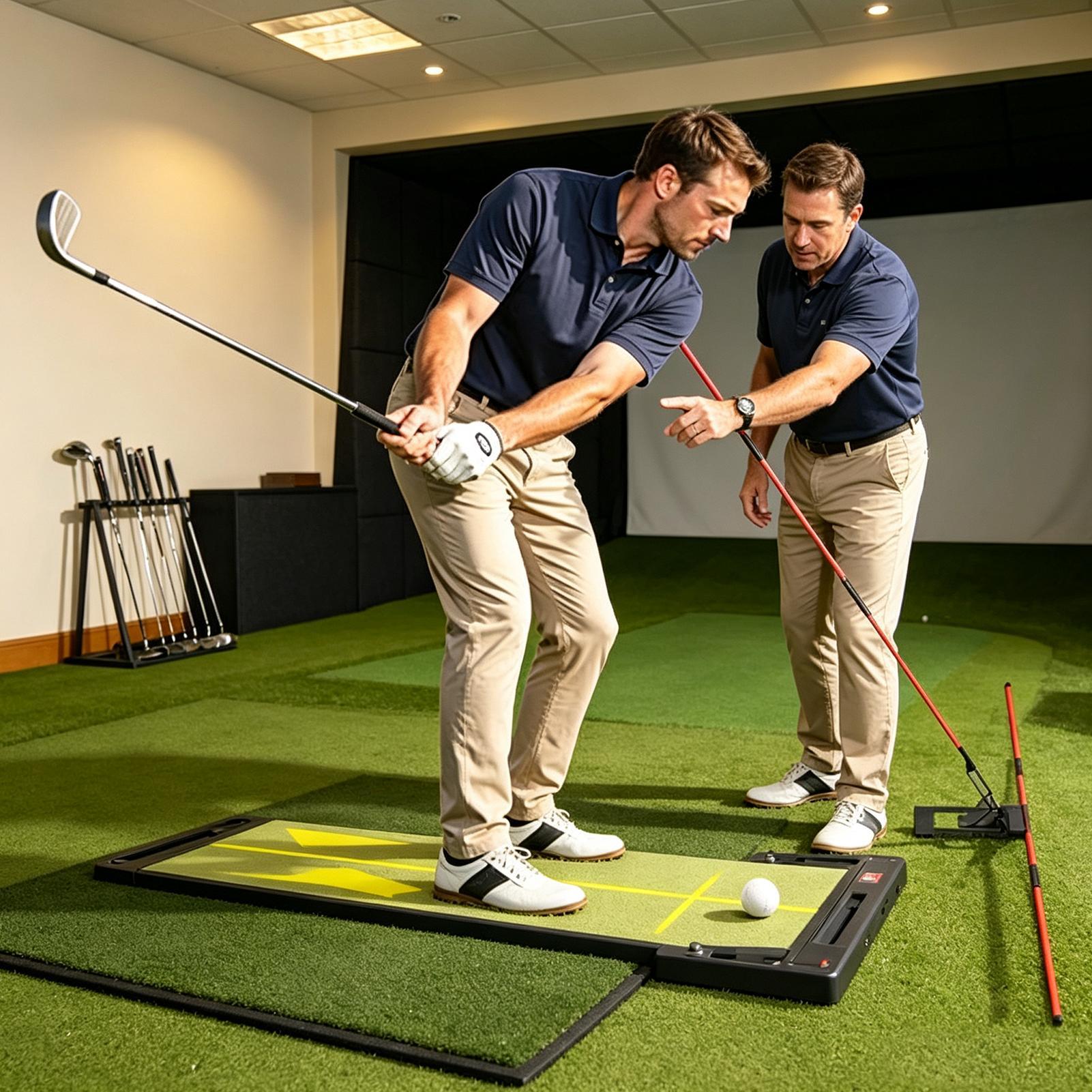 Golf Equipment For Youth - Golf Plane Trainer Verstelbare hoekuitlijning Oefenstokuitrusting