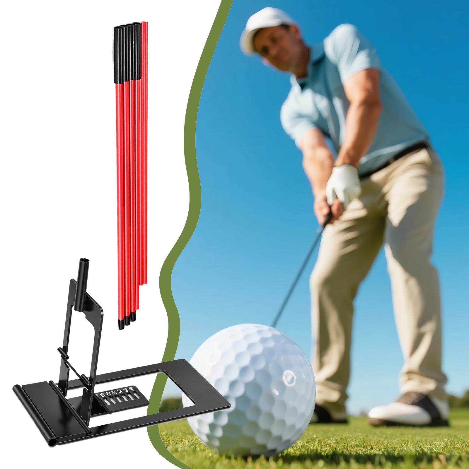Golf Equipment For Youth - Golf Plane Trainer Verstelbare hoekuitlijning Oefenstokuitrusting